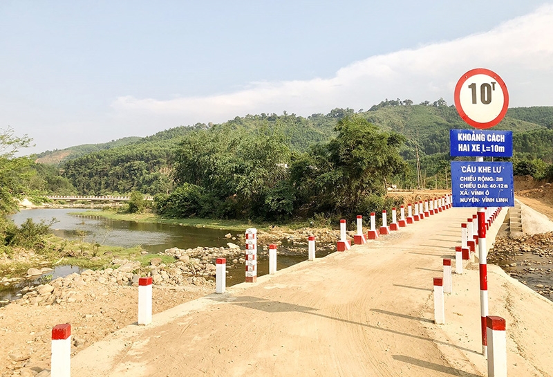 Diện mạo các xã miền núi huyện Vĩnh Linh đã khởi sắc nhờ hệ thống hạ tầng ngày càng được đầu tư đồng bộ