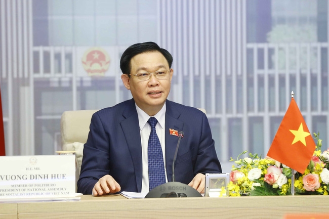 Đoàn Đại biểu Quốc hội Việt Nam do Chủ tịch Quốc hội Vương Đình Huệ dẫn đầu sẽ tham dự Đại hội đồng AIPA lần thứ 42 theo hình thức trực tuyến