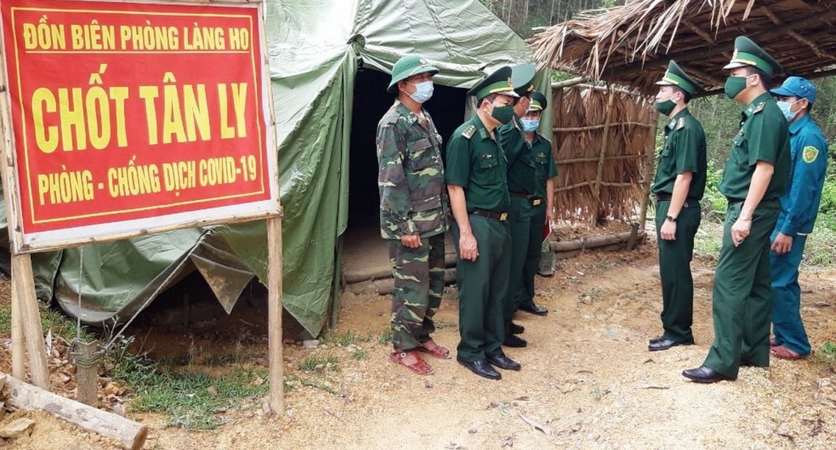 Chốt kiểm soát phòng dịch của Bộ đội Biên phòng tỉnh Quảng Bình