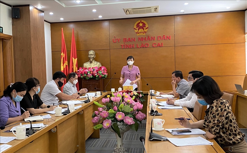Hội nghị giao ban trực tuyến về công tác phòng chống TH&HNCHT 7 tháng đầu năm được tỉnh Lào Cai tổ chức hồi đầu tháng 8/2021