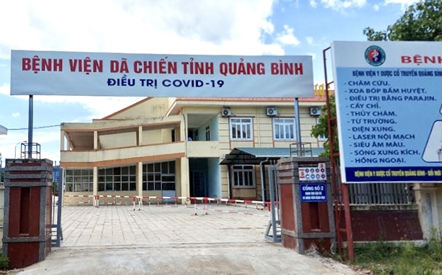 Bệnh viện dã chiến Quảng Bình -nơi điều trị bệnh nhân Covid-19. Ảnh: Tư liệu