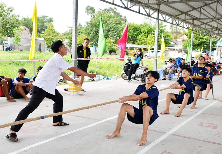 Phong trào thể dục - thể thao thu hút đông đảo nhân dân tham gia tập luyện. (Ảnh chụp trước ngày 27/4/2021)