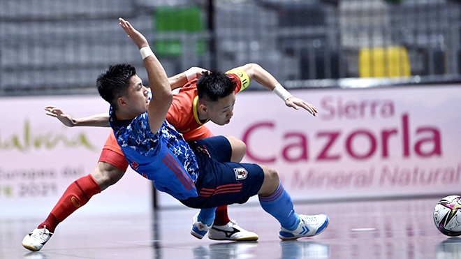 ĐT Futsal Việt Nam đã để lại ấn tượng đáng mừng tại giải tập huấn nước ngoài. Ảnh: VFF