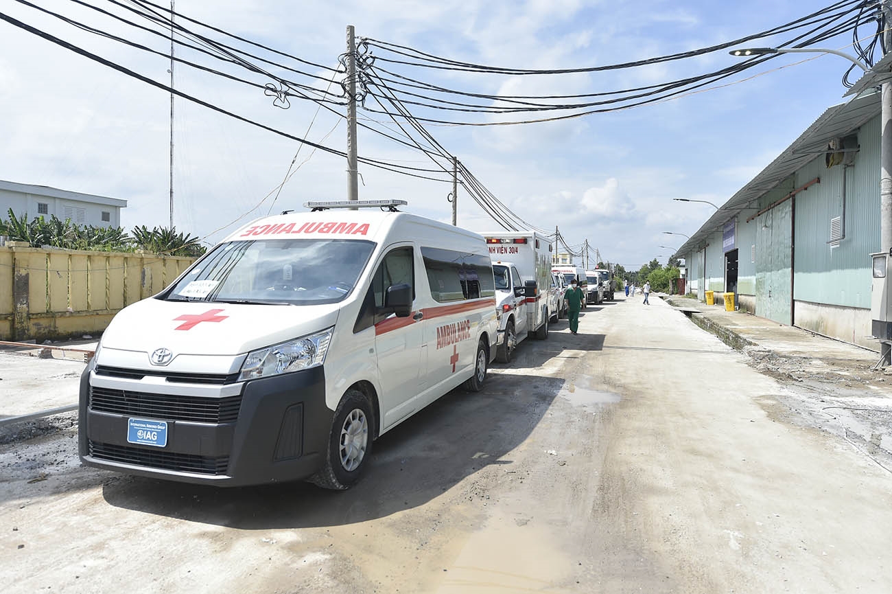 Bệnh viện dã chiến Phước Lộc được thiết lập trong thời gian 7 ngày - Ảnh: VGP/Đình Nam