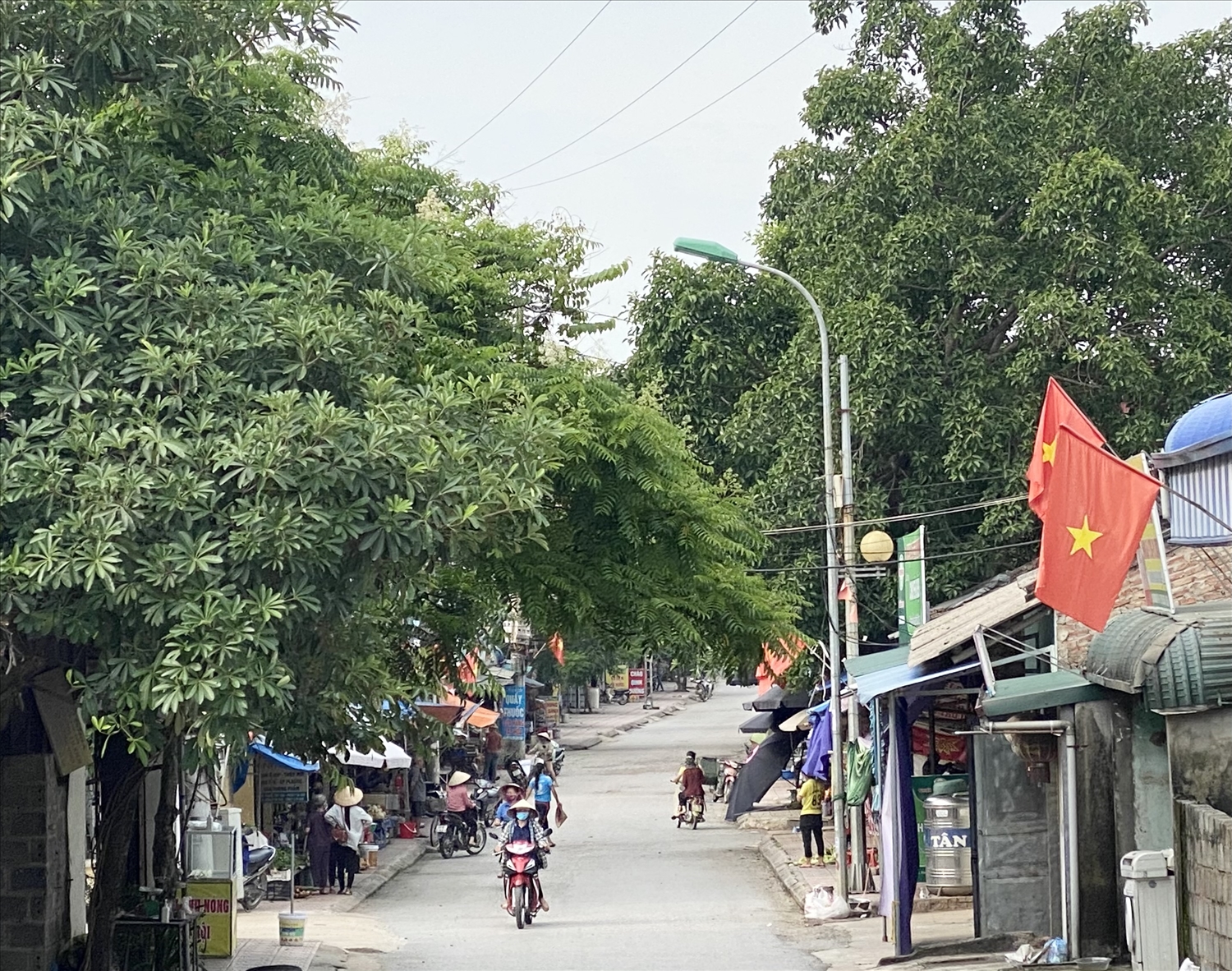 Trung tâm xã An Phú ngày Quốc khánh 