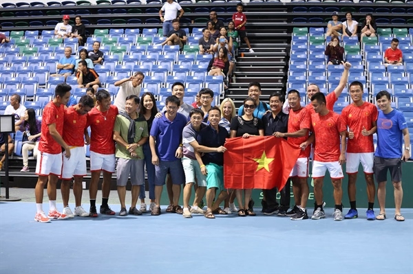 Đội tuyển Việt Nam từng vô địch Davis Cup nhóm III năm 2019