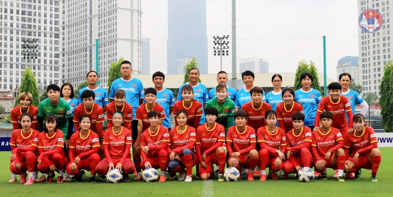 23 cầu thủ dự vòng loại Asian Cup 2022 (Ảnh: VFF)
