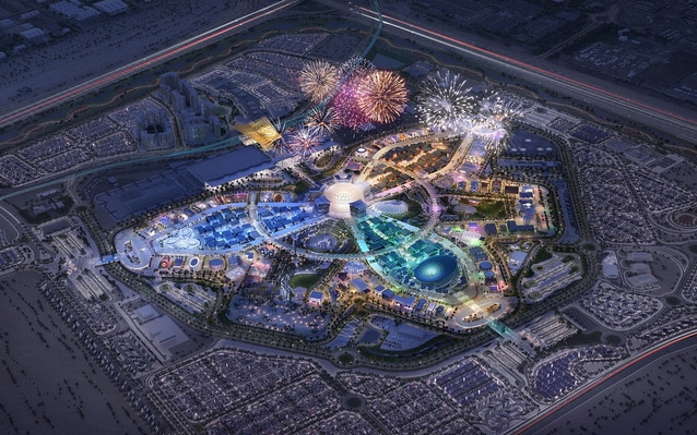 Khu phức hợp diễn ra Expo 2020 Dubai. (Ảnh: Internet)
