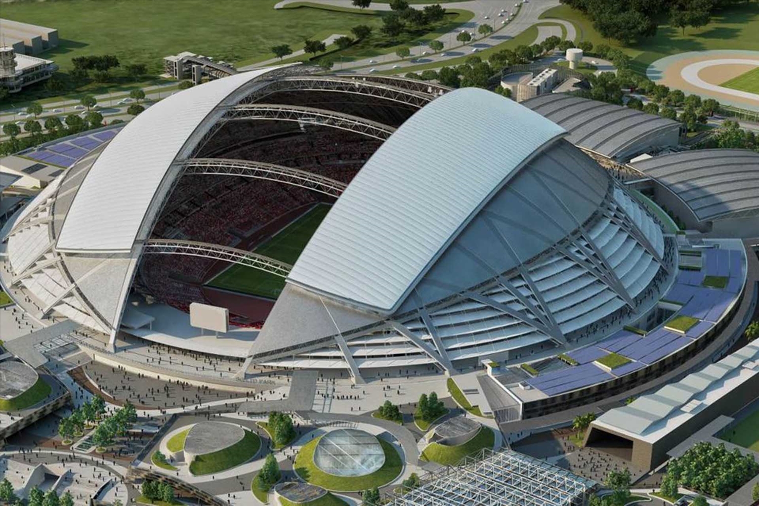 Sân vận động Quốc gia Singapore sẽ tổ chức các trận đấu từ bán kết trở đi. (Ảnh: FAS)