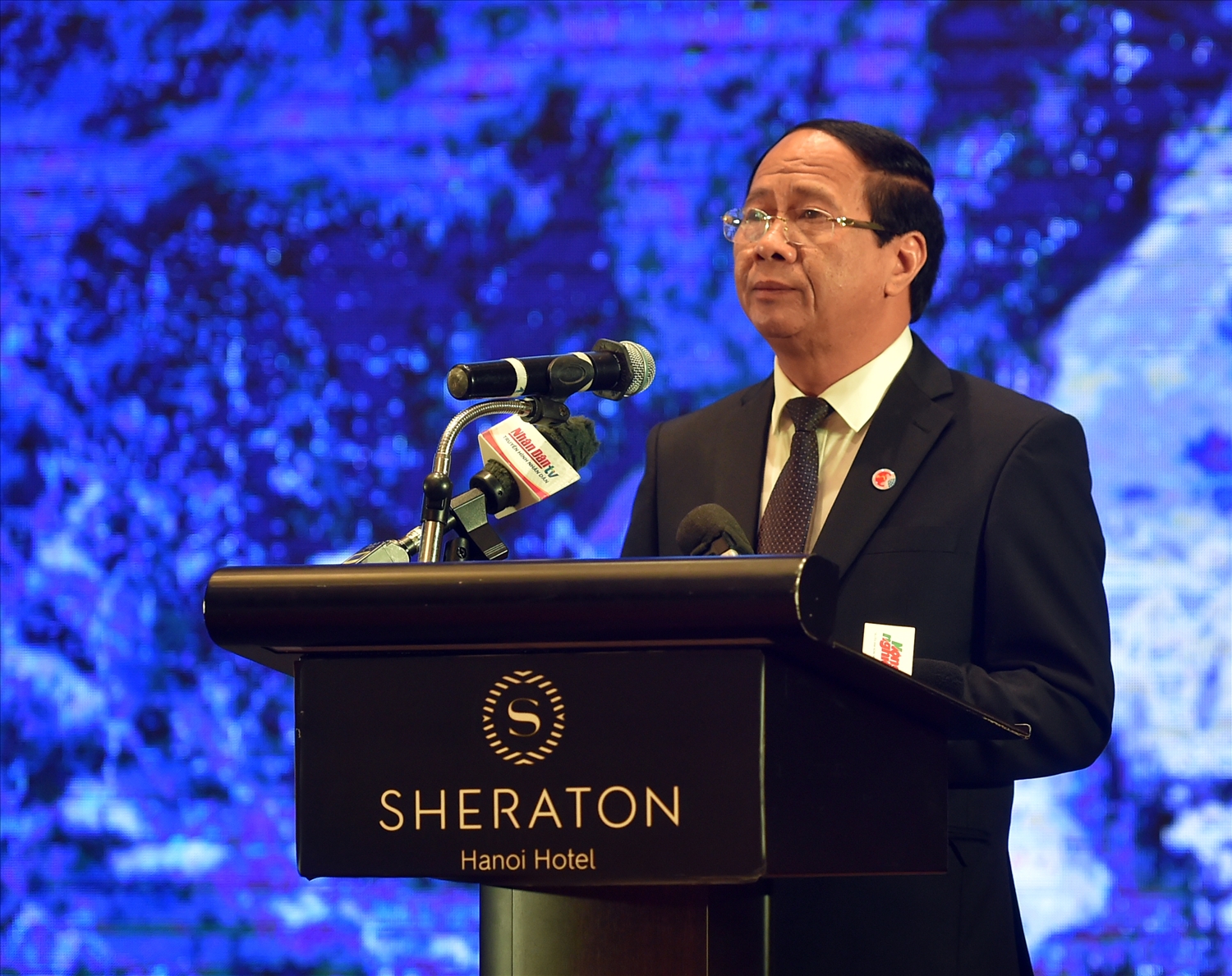 Phó Thủ tướng Lê Văn Thành: Chính phủ Việt Nam khẳng định luôn coi phòng, chống thiên tai là nhiệm vụ hàng đầu, thường xuyên, liên tục của cả hệ thống chính trị nhằm bảo vệ tính mạng, sức khỏe, đời sống và tài sản của nhân dân - Ảnh: VGP/Đức Tuân