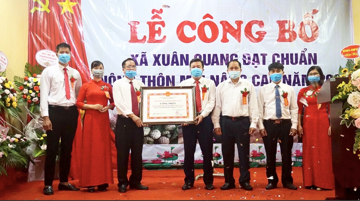 Xã Xuân Quang đạt Nông thôn mới nâng cao sau 05 năm xây dựng