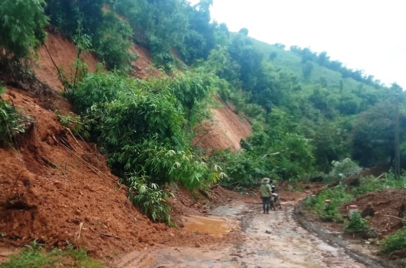 Sạt lở đất và ngập úng do mưa lũ tại huyện Krông Nô, tỉnh Đắk Nông