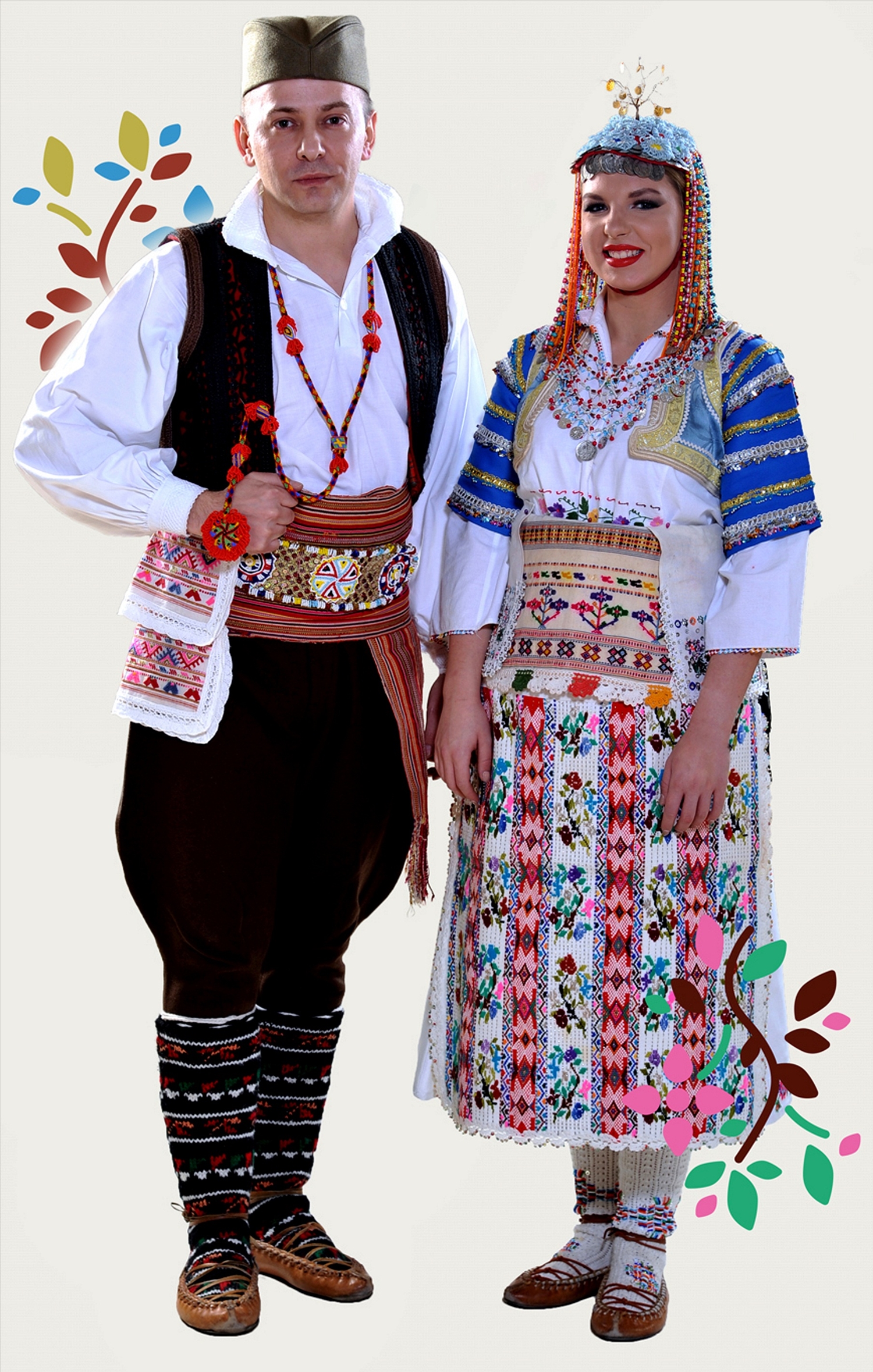 Người Serbia với trang phụ và đôi tất rực rỡ sắc màu 