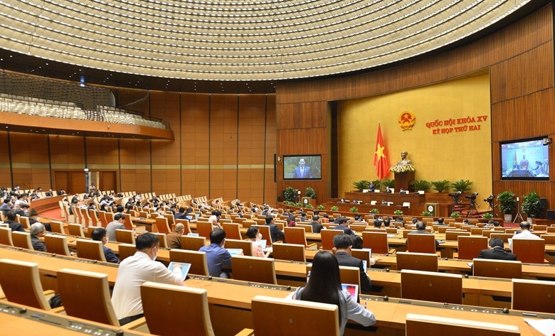Quốc hội thảo luận trực tuyến về Dự thảo Luật CSCĐ