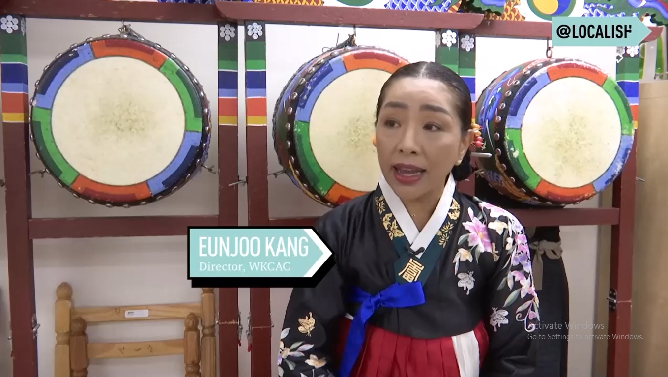 Bà Eunjoo Kang, Giám đốc Trung tâm Nghệ thuật Văn hóa Hàn Quốc Woorigarak
