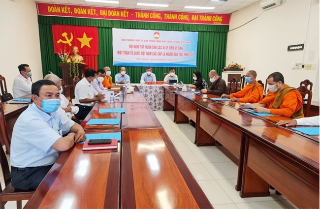 Đại biểu tham dự tại điểm cầu tỉnh Kiên Giang