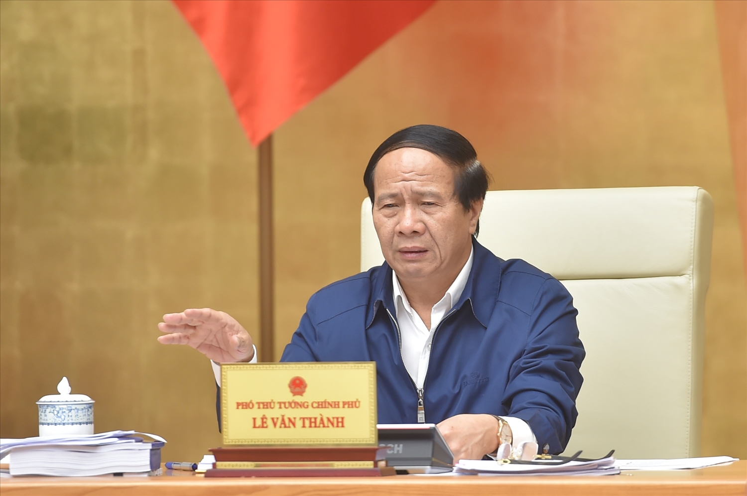 Phó Thủ tướng Lê Văn Thành: Quy hoạch vùng ĐBSCL là công cụ quan trọng hàng đầu để định hướng đầu tư phát triển nhanh và bền vững - Ảnh: VGP/Đức Tuân
