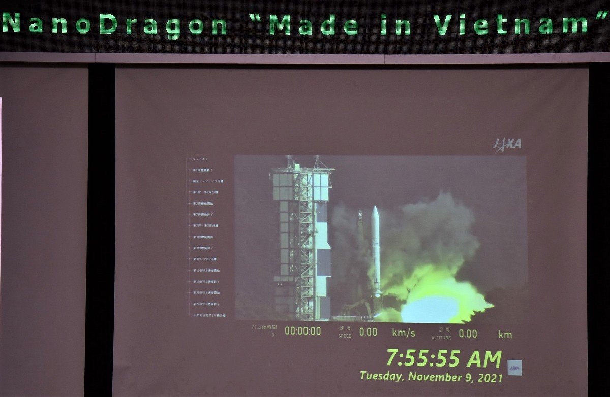 Phóng thành công vệ tinh NanoDragon vào 7 giờ 55 phút sáng ngày 9/11