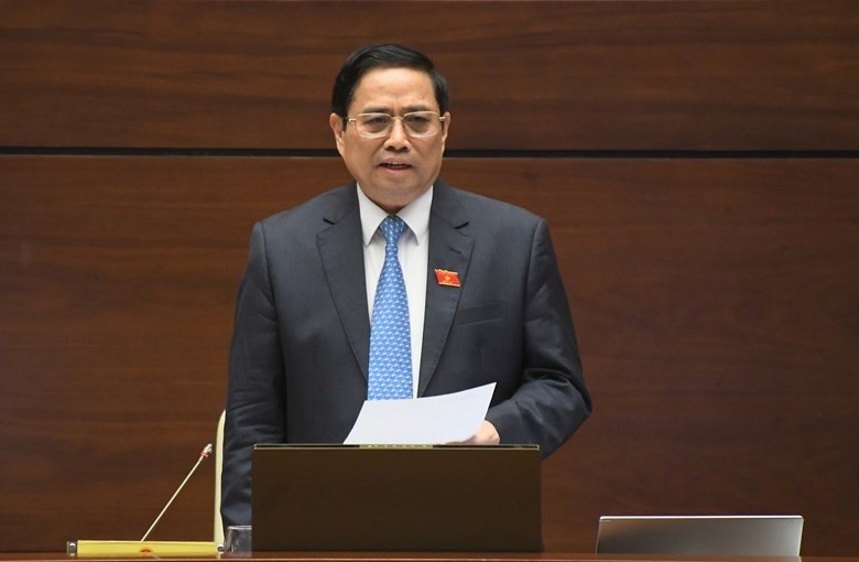 Thủ tướng Chính phủ Phạm Minh Chính trả lời chất vấn các vị đại biểu Quốc hội