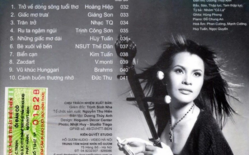 Bìa đĩa CD có bản ghi Giấc mơ trưa do Thùy Anh biểu diễn