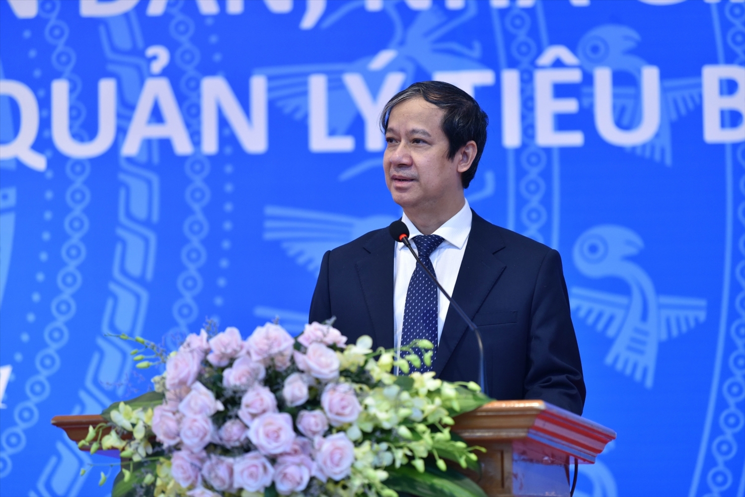 Bộ trưởng Nguyễn Kim Sơn phát biểu tại buổi lễ