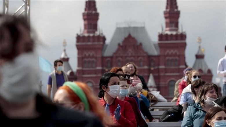 Nga tiếp tục là quốc gia ghi nhận số ca nhiễm và tử vong vì COVID-19 nhiều nhất tại châu Âu trong những ngày qua. (Ảnh: aa.com.tr)
