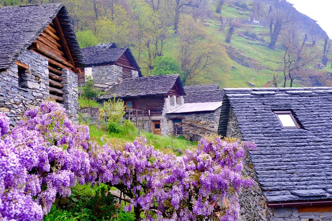 Ngôi làng bằng đá tại vùng núi Thụy Sĩ 5