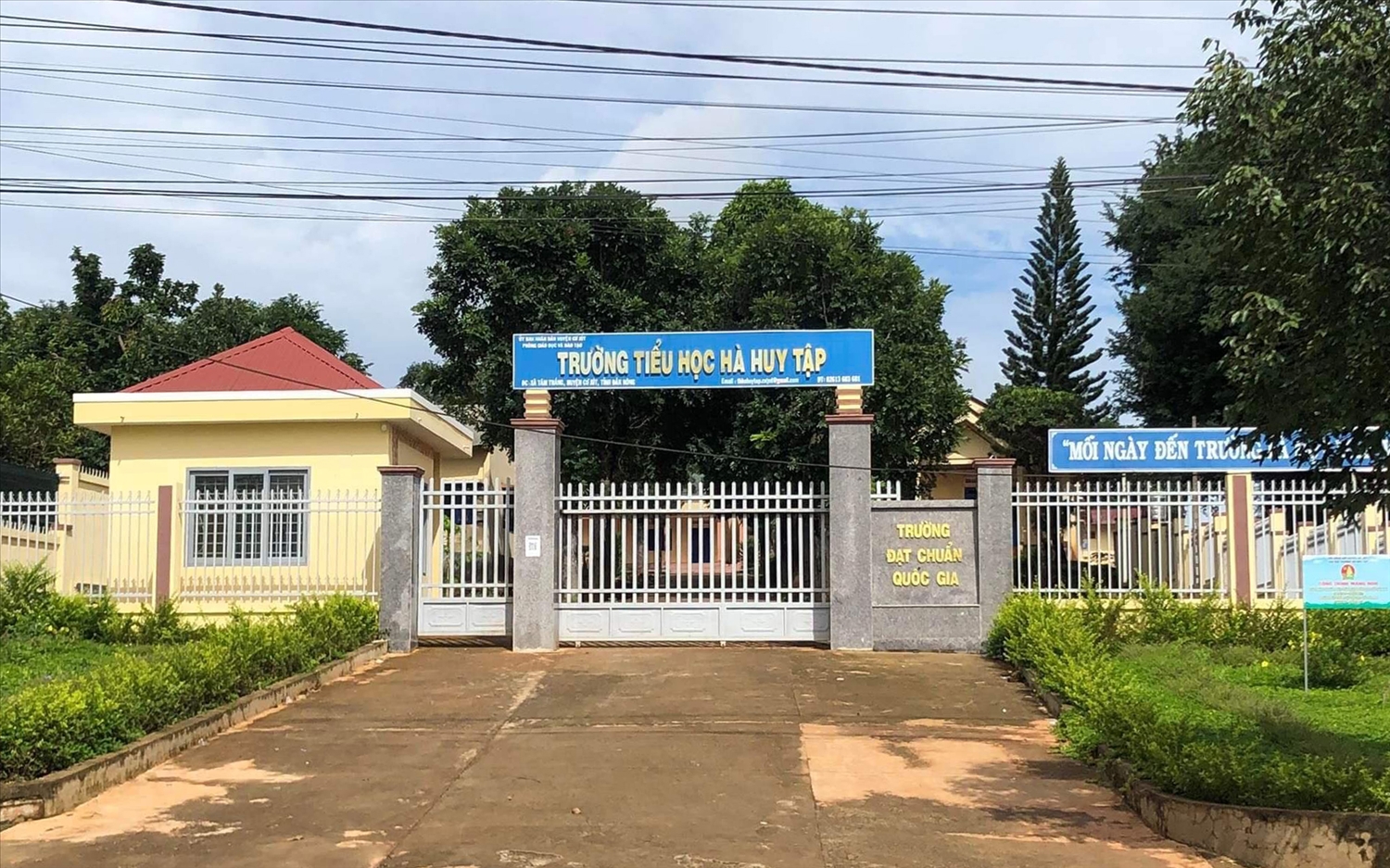 Trường Tiểu học Hà Huy Tập nơi ông Nguyễn Ngọc Hải mắc nhiều sai phạm trong quá trình làm Hiệu trưởng