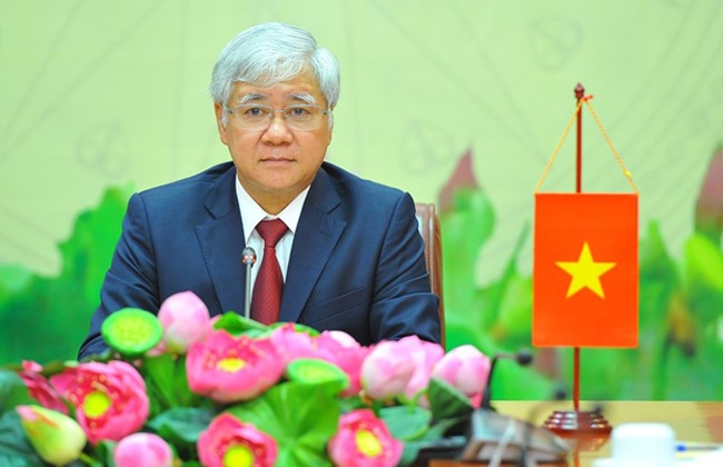 Bí thư Trung ương Đảng, Chủ tịch Ủy ban Trung ương MTTQ Việt Nam Đỗ Văn Chiến. (Ảnh tư liệu)