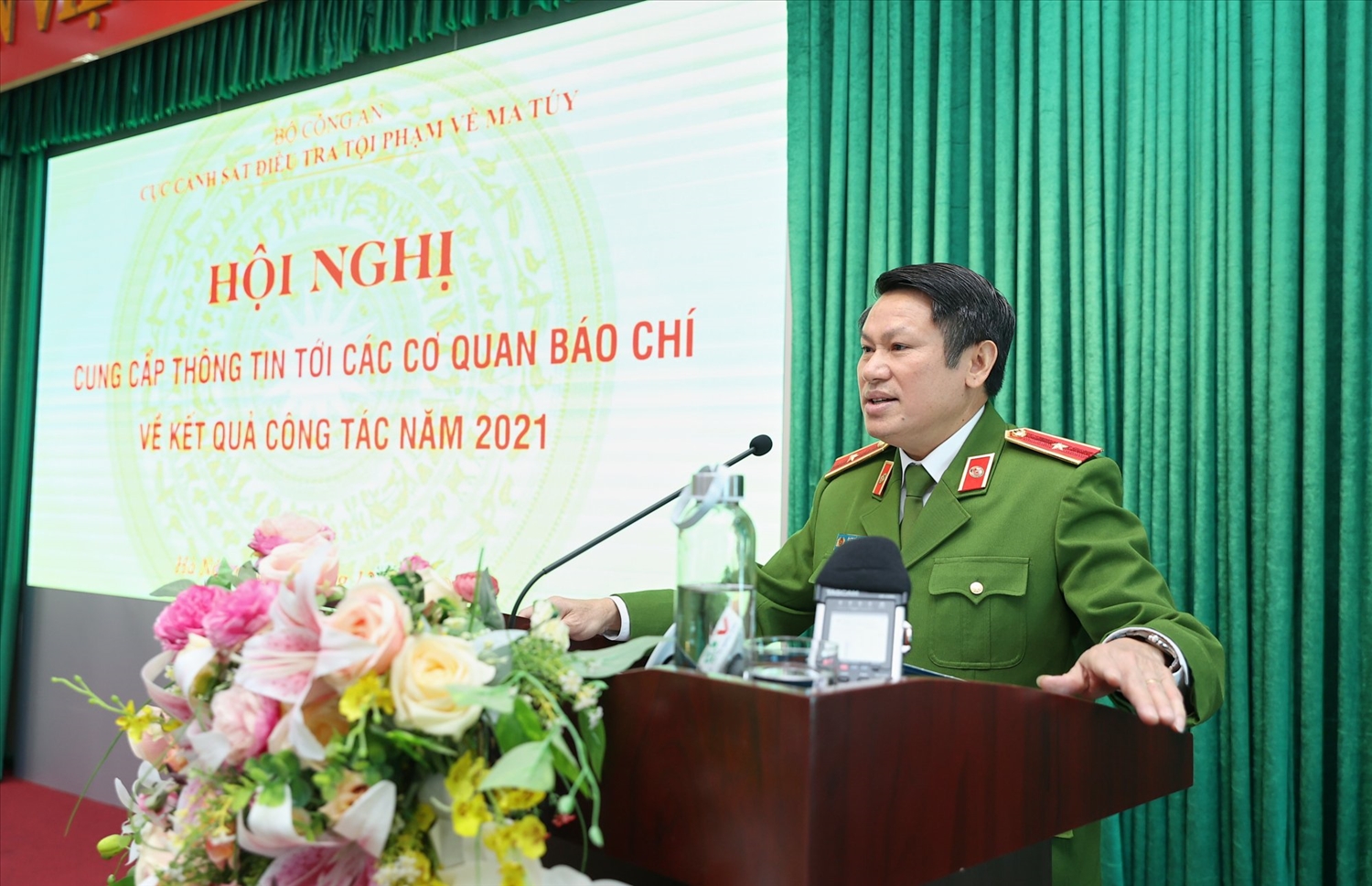 Thiếu tướng Nguyễn Văn Viện, Cục trưởng C04 thông tin tại Hội nghị