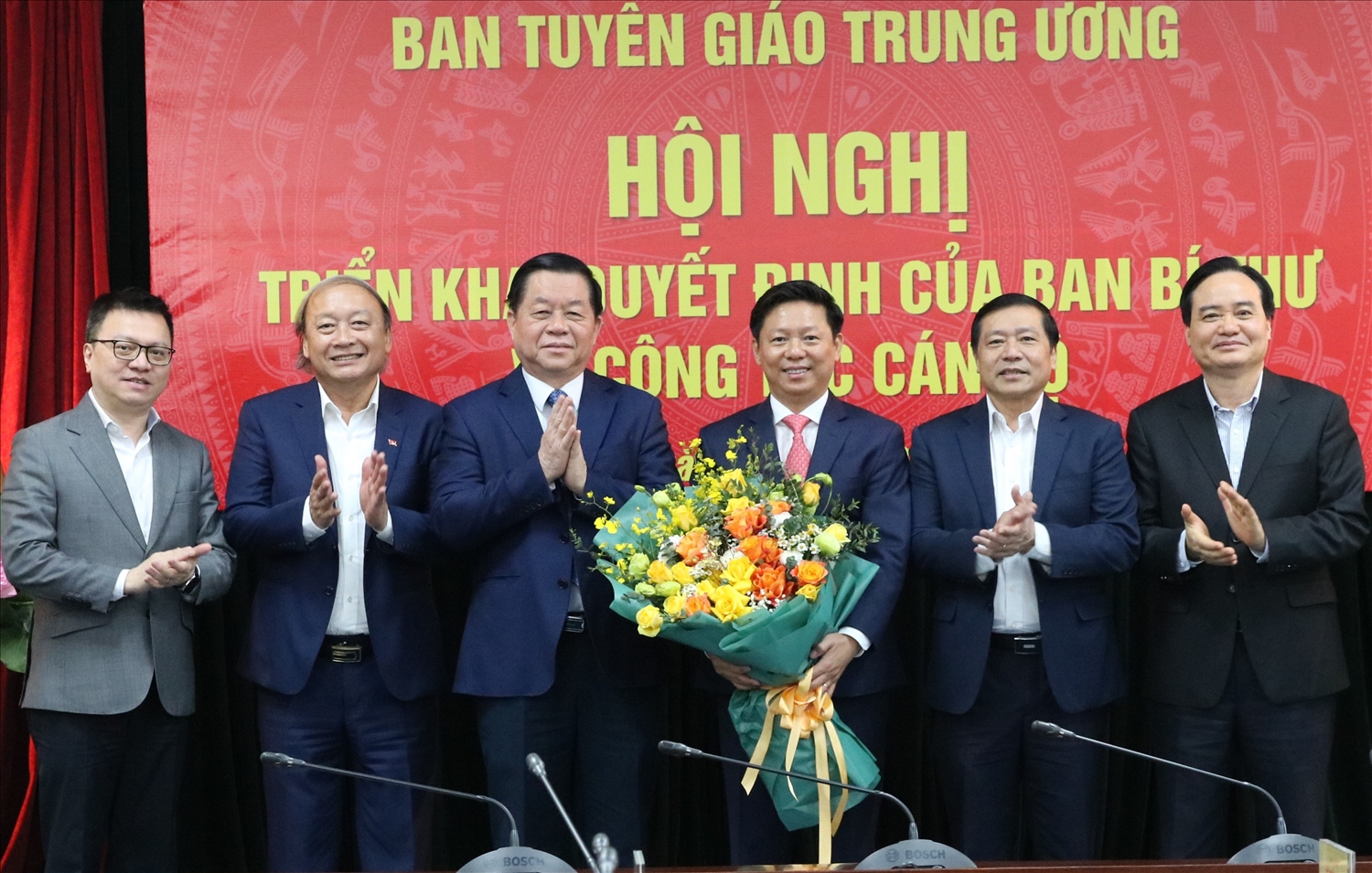 Lãnh đạo Ban Tuyên giáo Trung ương chúc mừng đồng chí Trần Thanh Lâm