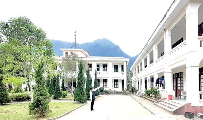 Trung tâm GDNN-GDTX huyện Quan Hóa còn có khu ký túc xá, nhưng vẫn không thu hút được học viên