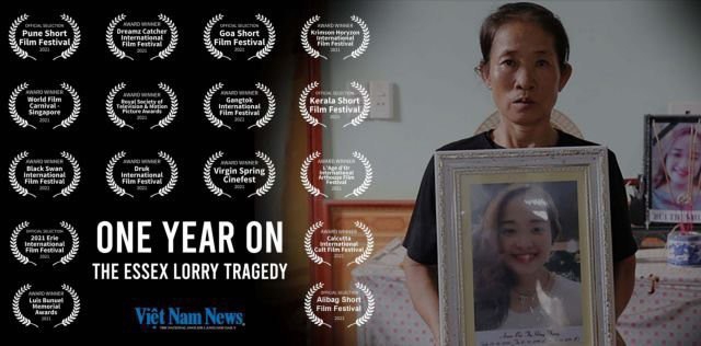 Phim tài liệu về một năm sau thảm kịch xe tải tại Essex do báo Việt Nam News thực hiện vừa giành giải Phim tài liệu ngắn hay nhất tại Liên hoan phim quốc tế Erie ở Mỹ