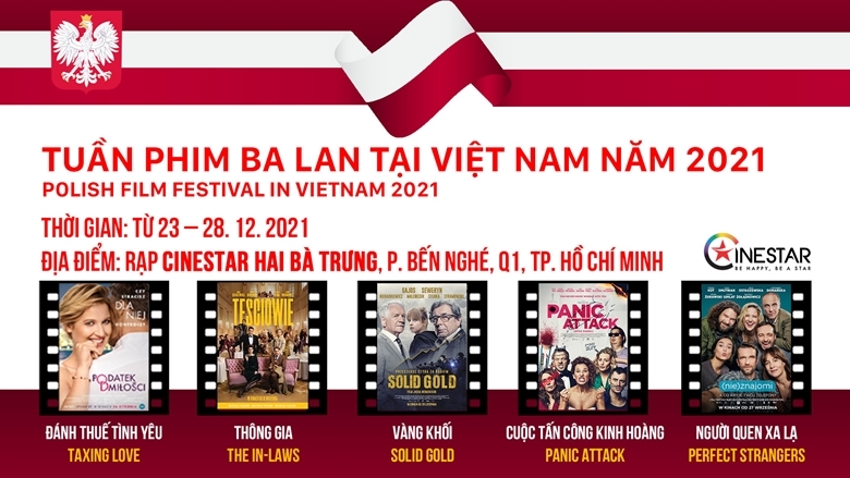 Tuần phim Ba Lan tại Việt Nam sẽ được công chiếu miễn phí từ ngày 23/12 đến ngày 28/12. (Ảnh: BTC) 
