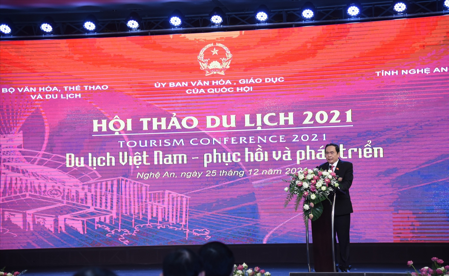 Phó Chủ tịch Thường trực Quốc hội Trần Thanh Mẫn phát biểu tại Hội thảo