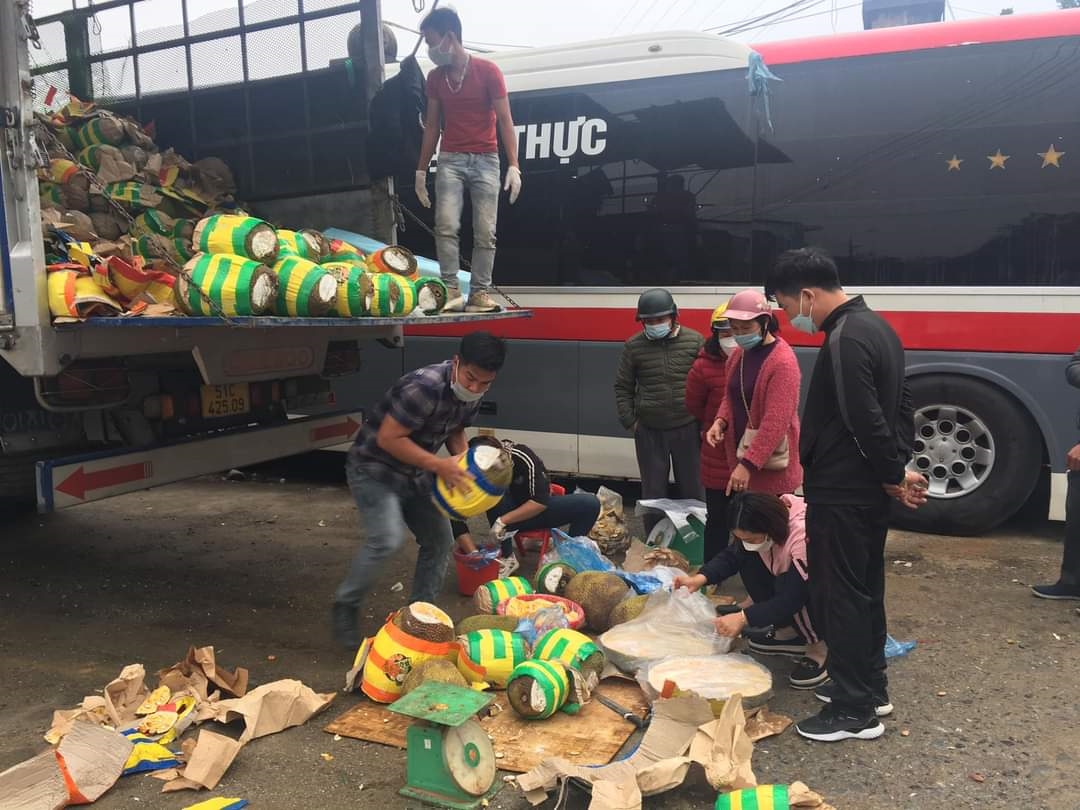  Nhiều chủ hàng mít thái phải nằm chờ dài ngày không thể thông quan ở các cửa khẩu của Lạng Sơn phải "bán tháo" mong gỡ lại phần nào vốn liếng