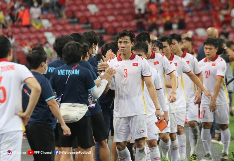 Đội tuyển Việt Nam dừng bước ở bán kết AFF Cup 2020. Ảnh: VFF