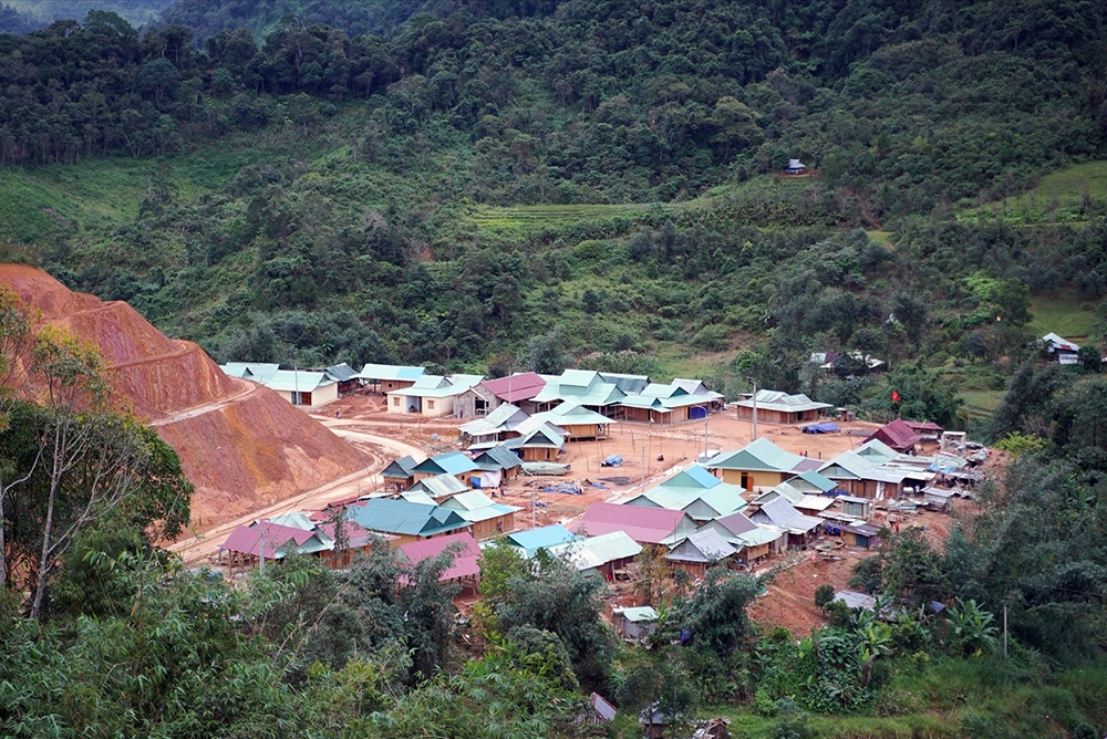 Ngôi làng mới tại xã A Xan do Lifestart Foundation phối hợp chính quyền địa phương xây dựng