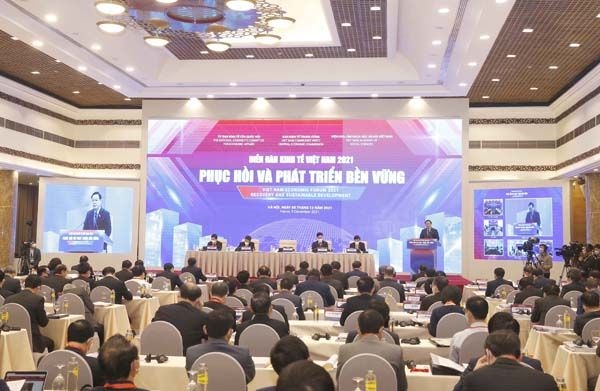 Khai mạc Diễn đàn Kinh tế Việt Nam 2021