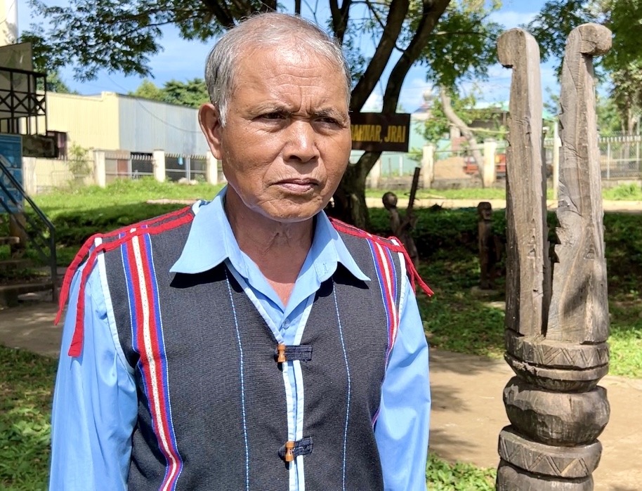 Già làng Ia Nueng - Hmrik là Người có uy tín tiêu biểu trong đồng bào DTTS tỉnh Gia Lai