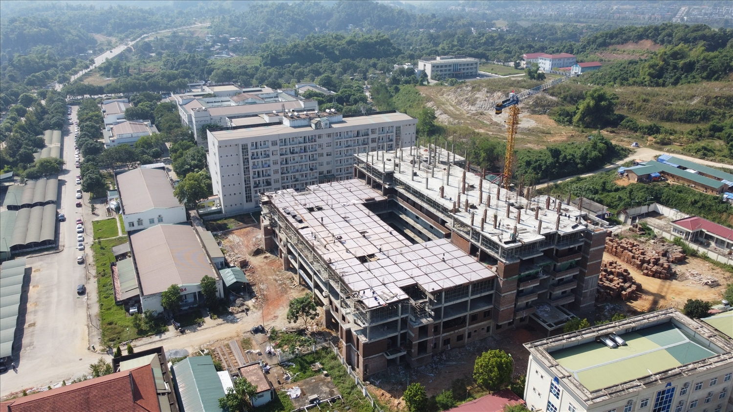 Dự án đầu tư xây dựng bệnh viện Đa khoa tỉnh Lào Cai giai đoạn 2 đã giải ngân được 96% vốn kế hoạch năm 2022