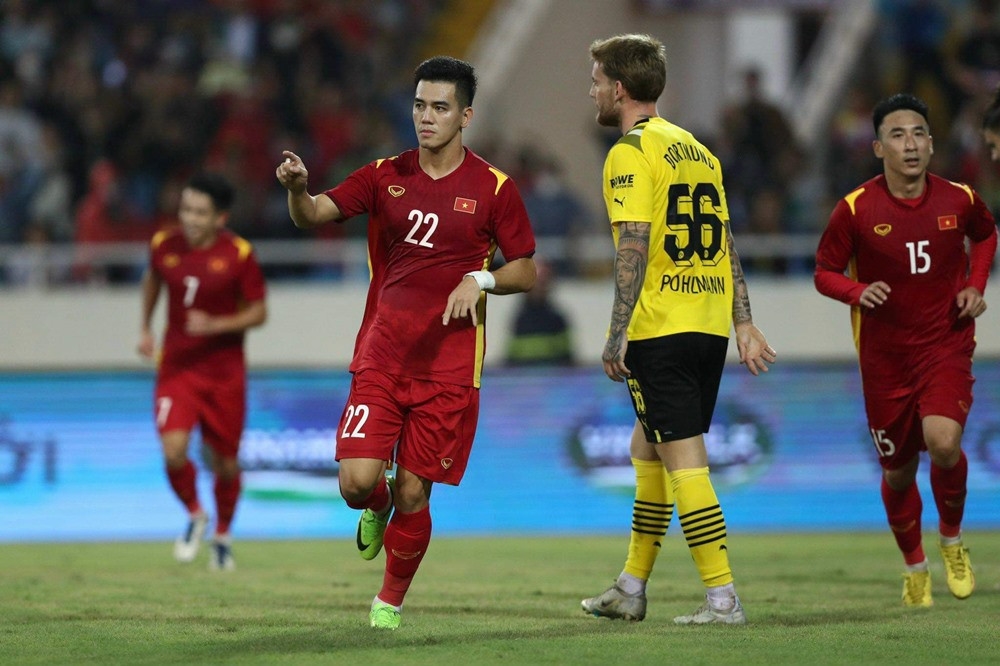 Tiến Linh ghi bàn thắng gỡ hòa cho đội tuyển Việt Nam (Ảnh Internet)