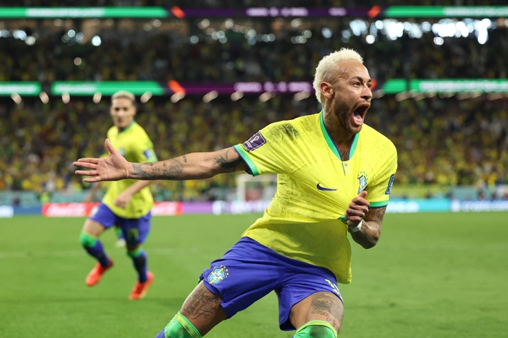 Bàn thắng của Neymar không thể giúp Brazil có tấm vé đi tiếp (Ảnh Internet)