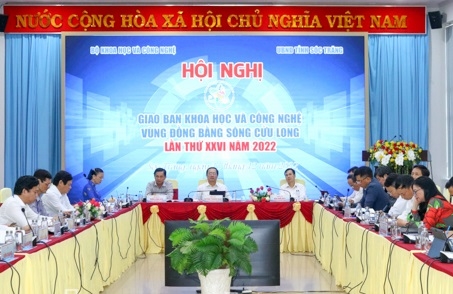 Hội nghị giao ban KH&CN vùng đồng bằng sông Cửu Long lần thứ XXVI diễn ra tại Sóc Trăng chiều 15/12/2022.