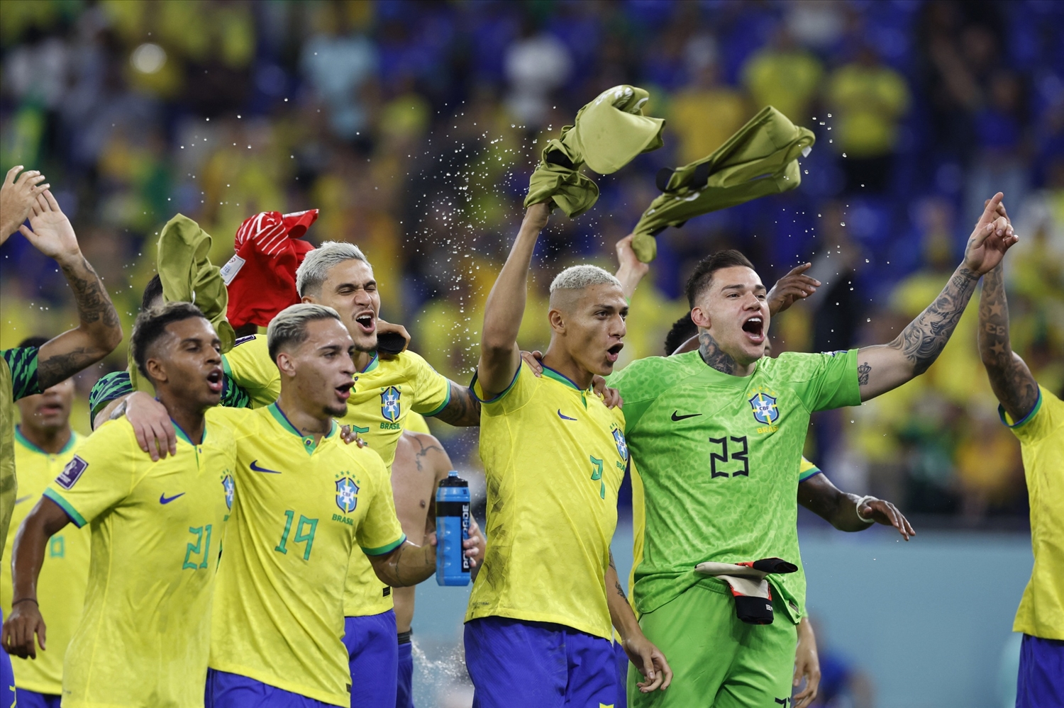Brazil bước vào vòng 1/8 với tư cách nhất bảng G (Ảnh Internet)