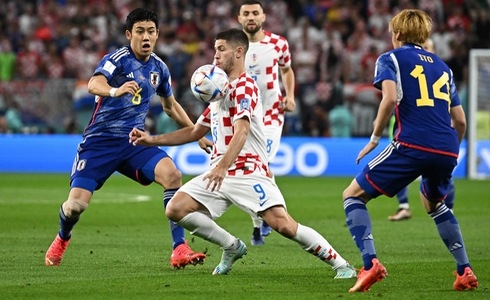 Nhật Bản cầm hòa Croatia sau 120 phút thi đấu (Ảnh Internet)