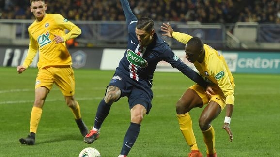 Pau FC dừng bước khi thua Paris Saint-Germain với tỉ số 0-2 ở Cúp quốc gia Pháp năm 2020
