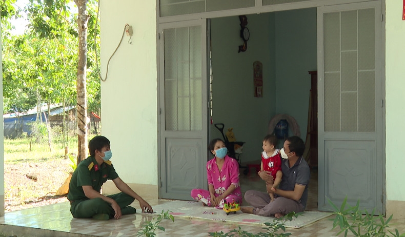 Điểm dân cư liền kề chốt dân quân biên giới tại xã Lộc Thiện, huyện Lộc Ninh đã ổn định cuộc sống và đón những công dân “nhí” đầu tiên