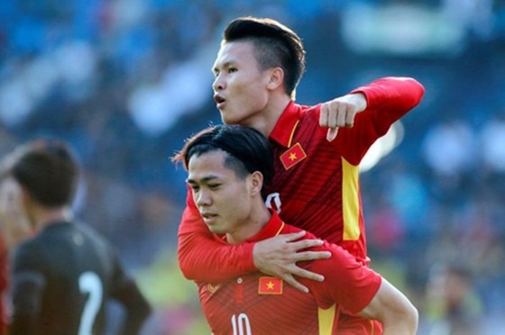 Công Phượng và Quang Hải đồng hành cùng nhau ở U19 Việt Nam vào năm 2014