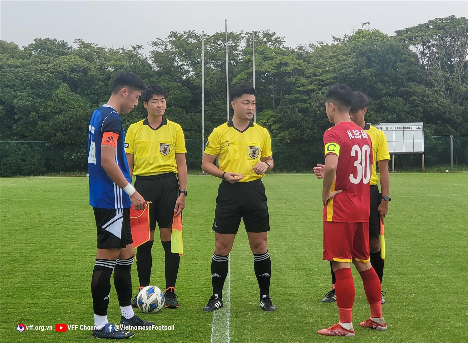 Đội tuyển U20 Việt Nam đang có chuyến tập huấn tại Nhật Bản (Ảnh: VFF)